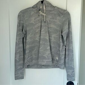 Vuori Gray Camo Hoodie Sweatshirt